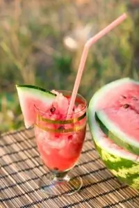 Арбузный лимонад с базиликом