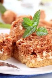 Ореховый торт с грильяжем