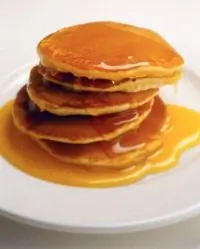 Кукурузные блины с фундуком