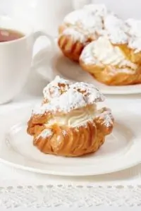 Эклеры со сливочно-творожным кремом