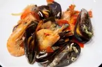 Мидии маринаро с лангустинами