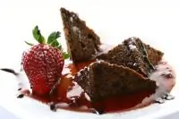 Кексы «Шок-манже» с клубничным вареньем