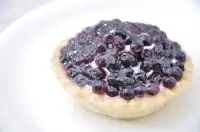 Лимонные корзиночки с черникой и смородиновым джемом