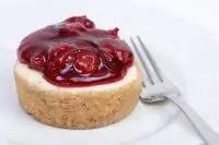 Быстрый вишневый чизкейк