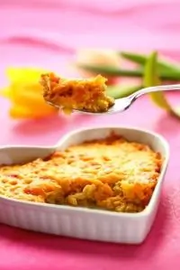 Запеканка из курицы, приготовленная в микроволновой печи