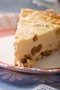 Немецкий творожный пирог с изюмом