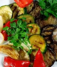 Быстрый рататуй на гриле