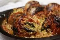 Виноградные улитки, запеченные в соусе