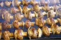 Шашлык из овощей и грибов