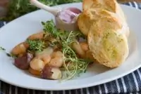 Креветки на гриле с чабрецом