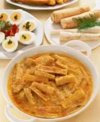 Сливочная сырная запеканка из пастернака