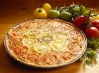 Тарт с томатами и сырным кремом по итальянски