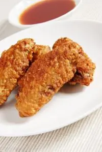 Крылья индейки в сухарях