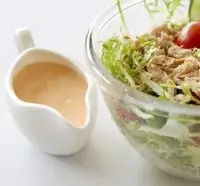 Салатная заправка со взбитыми сливками