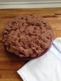 Шоколадно-банановая шарлотка