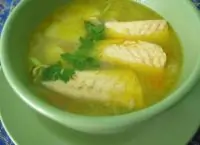 Суп из консервированного лосося