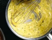 Сливочный соус а ля беарнез с кинзой