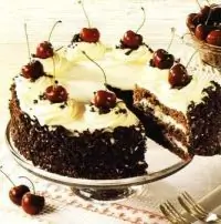 Торт «Черный лес» с черешней