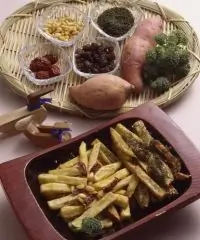 Кисло-сладкий жареный картофель (Tang Cu Tudou Si)