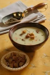 Суп-пюре из картофеля с тмином