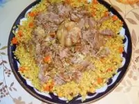 Плов с помидорами черри