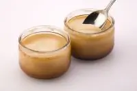 Печеный сливочный крем из кленового сиропа