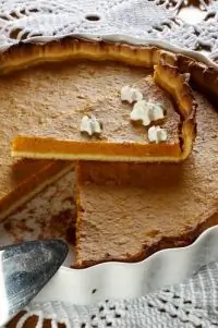 Тыквенный чизкейк с корицей и апельсиновой цедрой