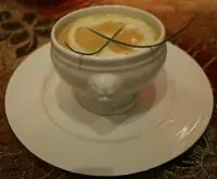 Крем-суп из каштанов с коньяком