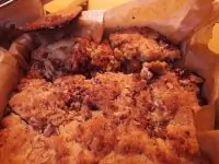 Карамелизованный тыквенно-грушевый крамбл