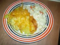 Куриное филе с ананасами и сыром