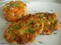 Куриные оладьи с чесноком и майонезом