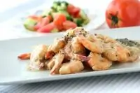 Закуска из ароматных креветок с японским майонезом