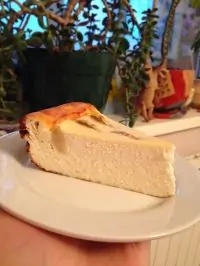 Ванильная творожная запеканка