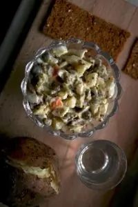 Оливье с ростбифом