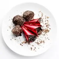 Шоколадно-апельсиновые трюфели