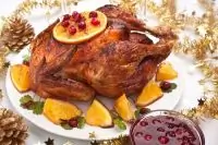Маринованная в белом вине индейка с цитрусовым ароматом
