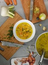 Минестроне с лаймом