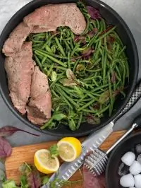 Телятина в лимонном соусе с кумином