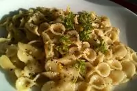 Фарфалле с соусом из фенхеля и базилика