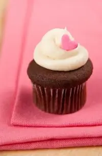 Шоколадные капкейки в легком сырном креме