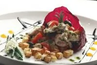 Теплый салат с осьминогом