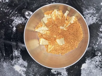 Песочный корж для чизкейка