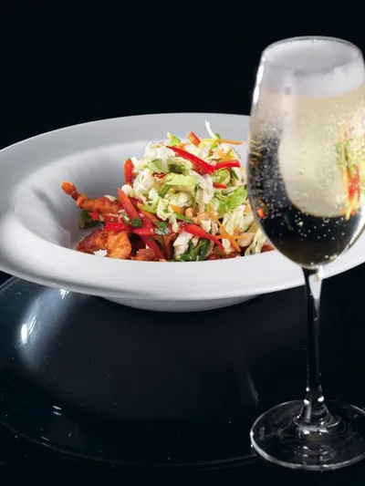 Салат с курицей в азиатском стиле