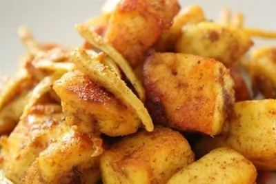 Острый жареный панир с имбрем и специями