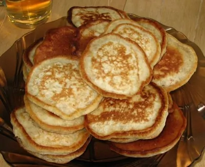 Овсяные оладьи с лимонным соком