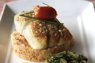 Сибас с черри