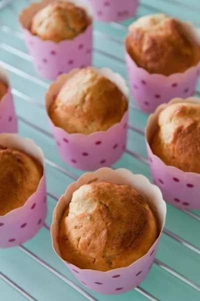 Постные банановые маффины