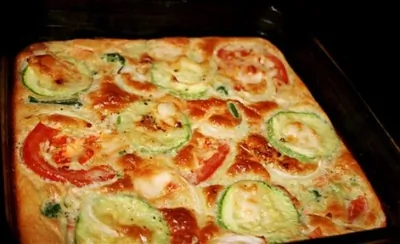 Овощная запеканка на кефире