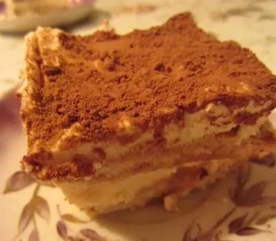 Тирамису без яиц с кофейным ликером