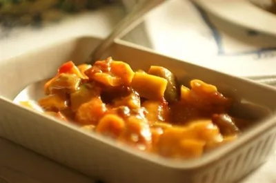 Рагу из разноцветных перцев (Peperonata)